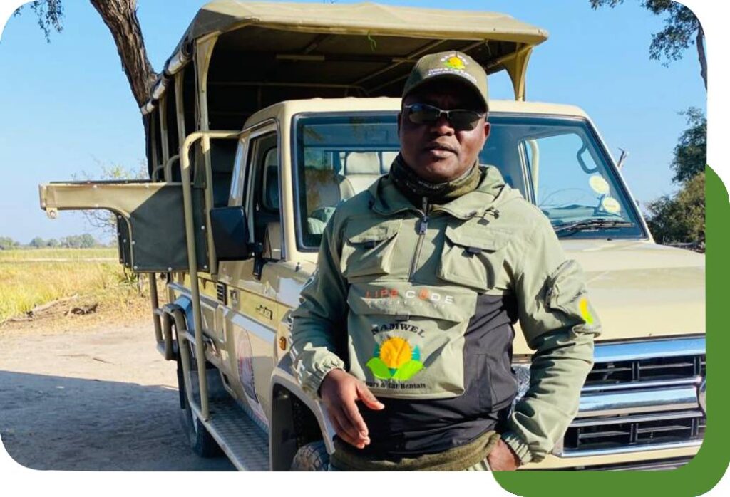Fernando, Namwel founder, in Namibia